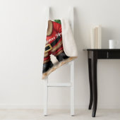 Couverture Sherpa "Ornamented Tree" (En situation)