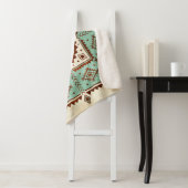 Couverture Sherpa Ornement ethnique (En situation)