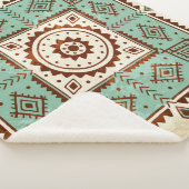 Couverture Sherpa Ornement ethnique (3/4)