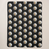 Couverture Sherpa Ornement Patte d'Ours (Devant)
