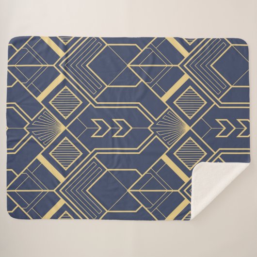 Couverture Sherpa Ornements de luxe 60 (Devant (Horizontal))