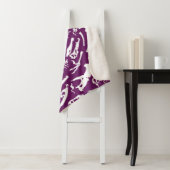 Couverture Sherpa Os Dinosaures (Violet) (En situation)