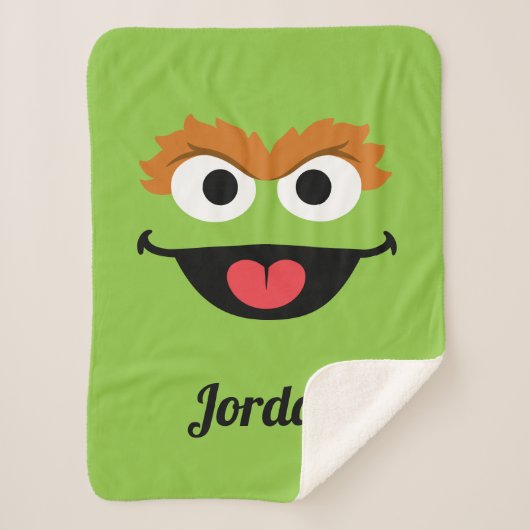 Couverture Sherpa Oscar Face Art | ajouter votre nom (Devant)