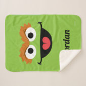 Couverture Sherpa Oscar Face Art | ajouter votre nom (Devant (Horizontal))