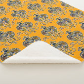 Couverture Sherpa Oshun Goddess Veve Sigil (3/4)