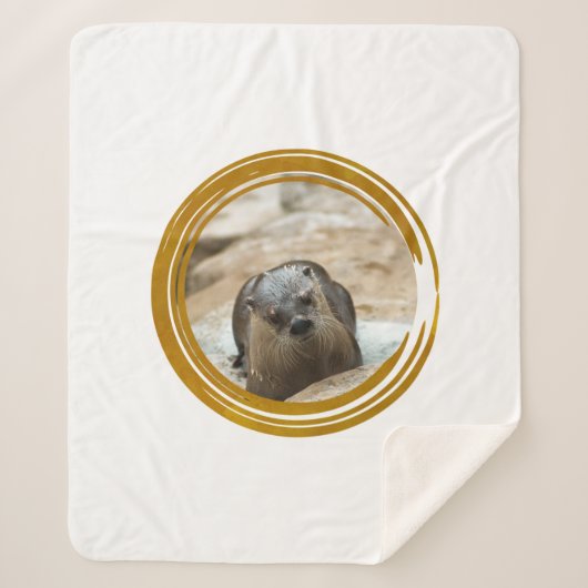 Couverture Sherpa Otter Art (Devant)