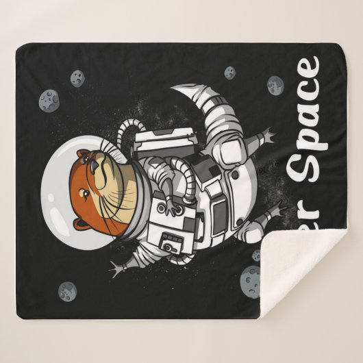 Couverture Sherpa Otter Space (Devant (Horizontal))