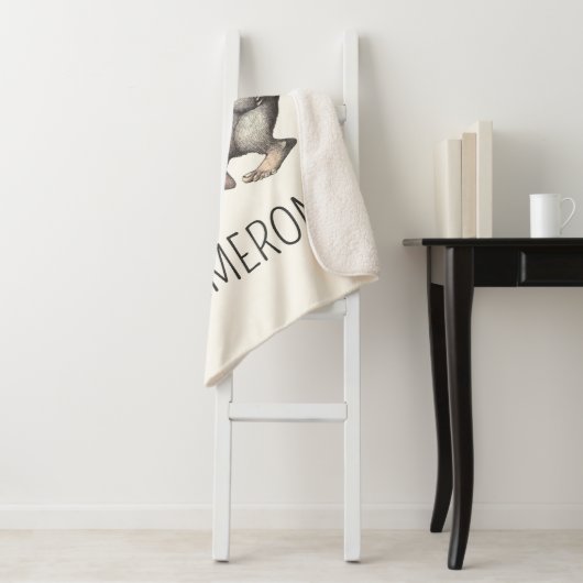 Couverture Sherpa Où les choses sauvages | Ajouter Votre Nom (En situation)