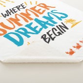 Couverture Sherpa Où les rêves d'été commencent le paradis tropical (3/4)