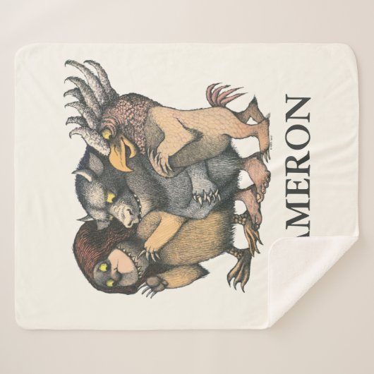 Couverture Sherpa Où sont les choses sauvages | Créatures (Devant (Horizontal))