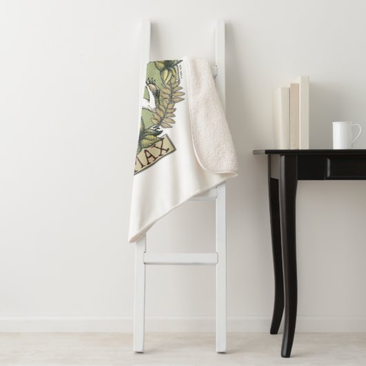 Couverture Sherpa Où sont les choses sauvages | Insigne max. (En situation)