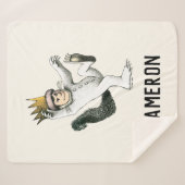 Couverture Sherpa Où sont les choses sauvages | Max | Ajouter Votre (Devant (Horizontal))