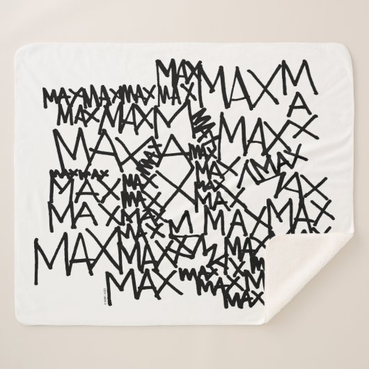 Couverture Sherpa Où sont les choses sauvages | Max répété (Devant (Horizontal))