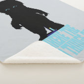 Couverture Sherpa Où sont les choses sauvages | Silhouette des chose (3/4)