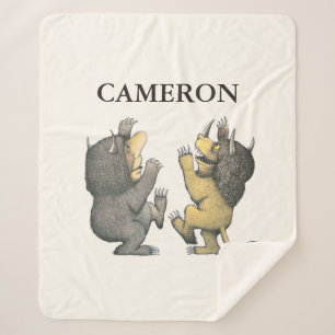Couverture Sherpa Où sont les monstres Ajoutez votre nom