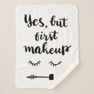 Couverture Sherpa Oui mais premier maquillage