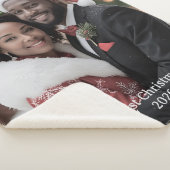 Couverture Sherpa Our First Christmas Together Sherpa Blanket Photo (3/4)