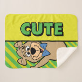 Couverture Sherpa Ours Boo-Boo mignon (Devant (Horizontal))