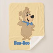 Couverture Sherpa Ours Boo-Boo Précocieux (Devant)