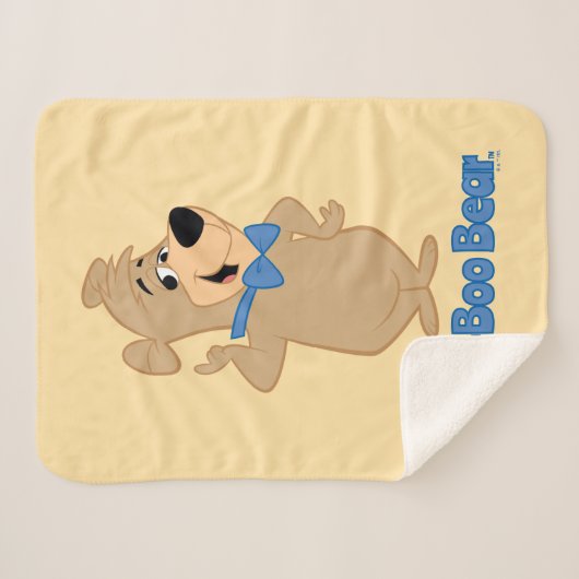 Couverture Sherpa Ours Boo-Boo Précocieux (Devant (Horizontal))