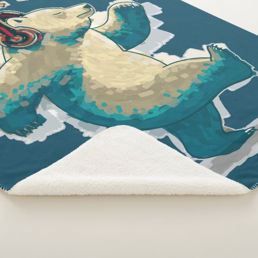 Couverture Sherpa Ours dansant (3/4)