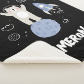 Couverture Sherpa Ours De Cartoon Mignonne Dans L'Espace (3/4)