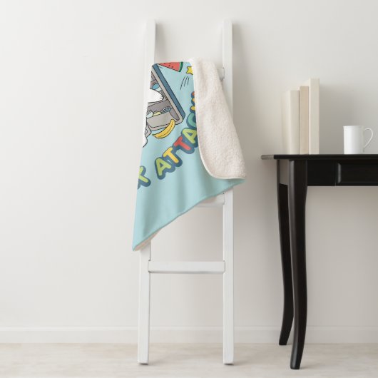 Couverture Sherpa Ours De Glace - Attaque Snack Sneaky! (En situation)