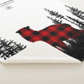 Couverture Sherpa Ours de la forêt de pins sylvestres Nom de famille (3/4)