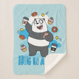 Couverture Sherpa Ours de Panda - Enferré dans une Mug !