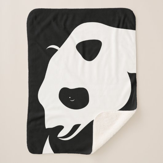 Couverture Sherpa Ours de panda géant Blanket Sherpa (Devant)