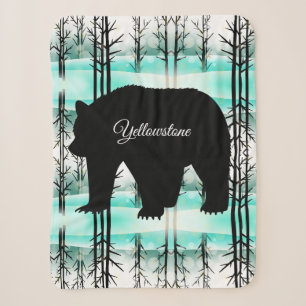 Couverture Sherpa Ours de Sherpa Blanket-Yellowstone