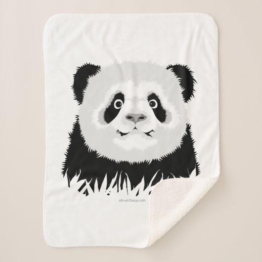 Couverture Sherpa Ours Panda (Devant)