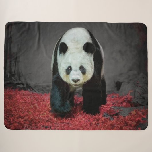 Couverture Sherpa Ours Panda (Devant (Horizontal))