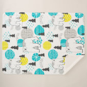 Couverture Sherpa Ours polaire (Devant (Horizontal))