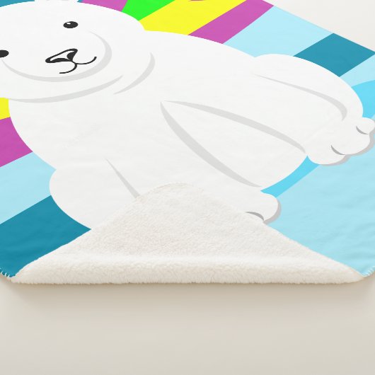 Couverture Sherpa Ours polaire (3/4)