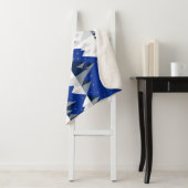 Couverture Sherpa Ours polaire sur Iceberg Motif sans couture. (En situation)