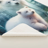 Couverture Sherpa Ours polaires (3/4)