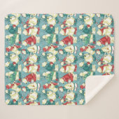 Couverture Sherpa Ours polaires adorables (Devant (Horizontal))