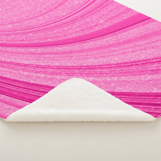 Couverture Sherpa Paillette rose (3/4)