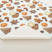 Couverture Sherpa Pain d'épices Parfum de Noël (3/4)