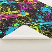 Couverture Sherpa Paint Neon brillant (3/4)