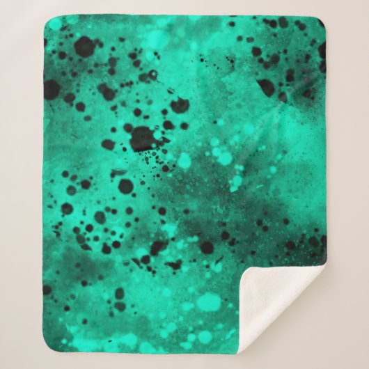 Couverture Sherpa Paint Splatter (Devant)