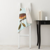 Couverture Sherpa Paire cardinale Audubon en amandiers sauvages (En situation)