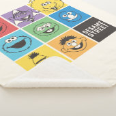 Couverture Sherpa Pal de rue Sésame | Blocs de couleurs (3/4)