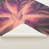 Couverture Sherpa Palette Sherpa Blanket Fractale violet clair (3/4)