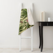 Couverture Sherpa Palme Tropical De Crème (En situation)