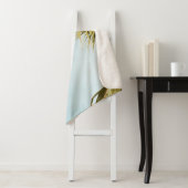 Couverture Sherpa Palmier vert sous ciel bleu (En situation)