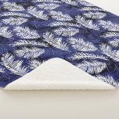 Couverture Sherpa Palms d'Indigo (3/4)