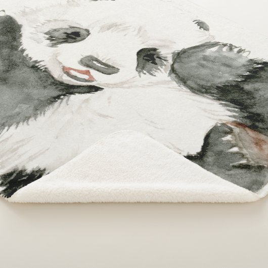 Couverture Sherpa Panda bébé | Cute & Furry (3/4)