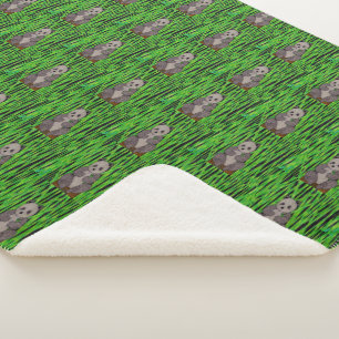 Couverture Sherpa Panda - Blanche Sherpa